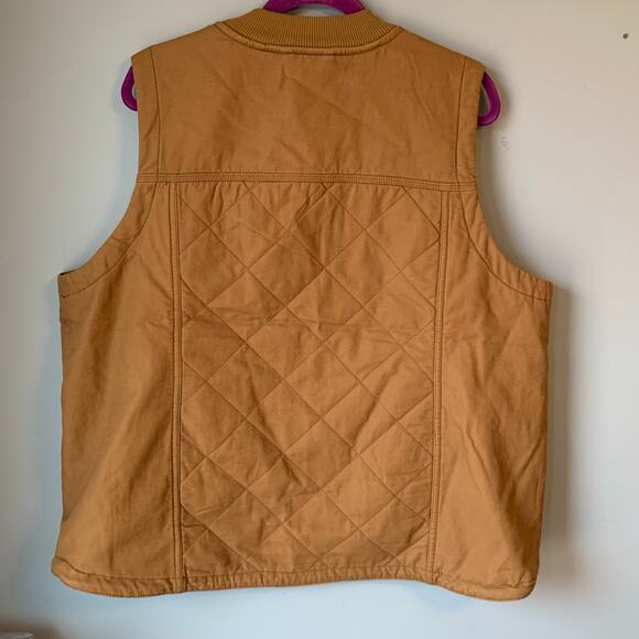 Carhartt Women's Rugged Flex Relaxed Fit Vest, Brown XXL (20) Quilted NEW - Picture 6 of 12